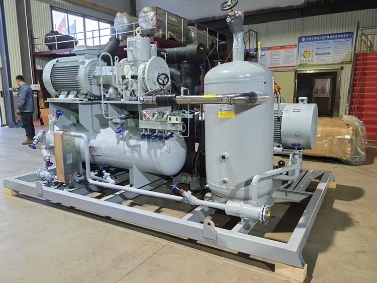 Verbetering van de industriële koelefficiëntie met open-type eentraps schroefcompressorunits